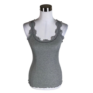 Unisex Rosemunde - Tricot tank top, size 36 - Gray (1)