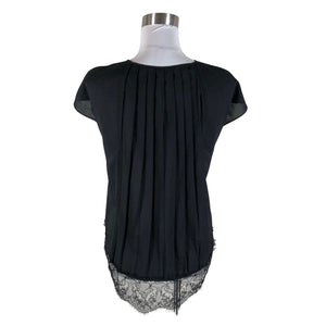 Unisex Massimo Dutti - Short-sleeved blouse, size 36 - Black (2)