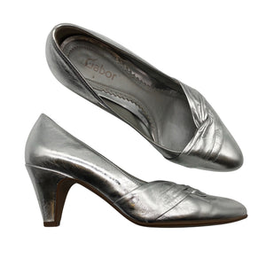 Unisex Gabor - High heels, size 38 - Silver (1)