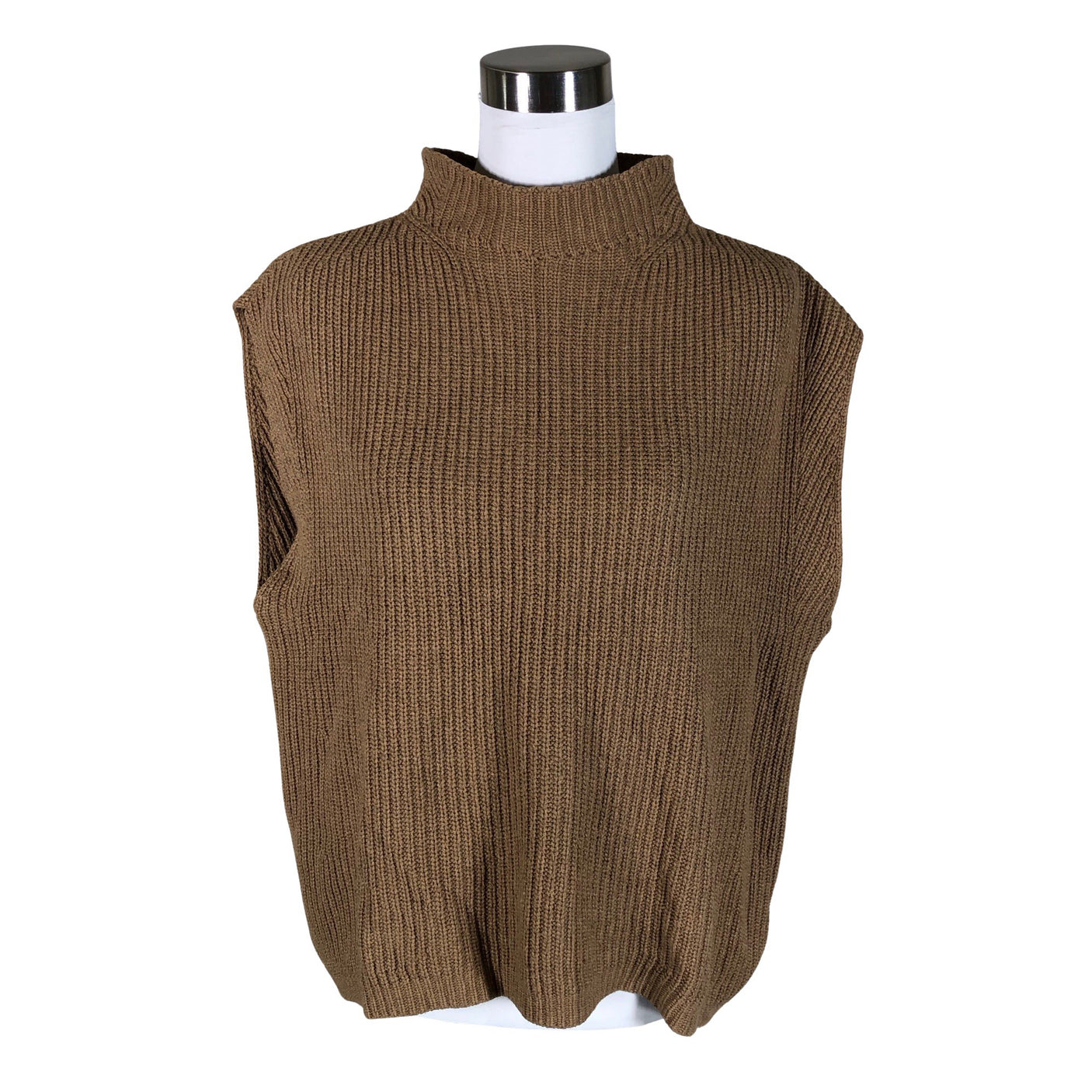 Unisex Esprit - Knit vest, size 38 - Brown (1)