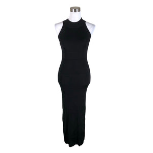 Unisex Massimo Dutti - Maxi dress, size 36 - Black (1)