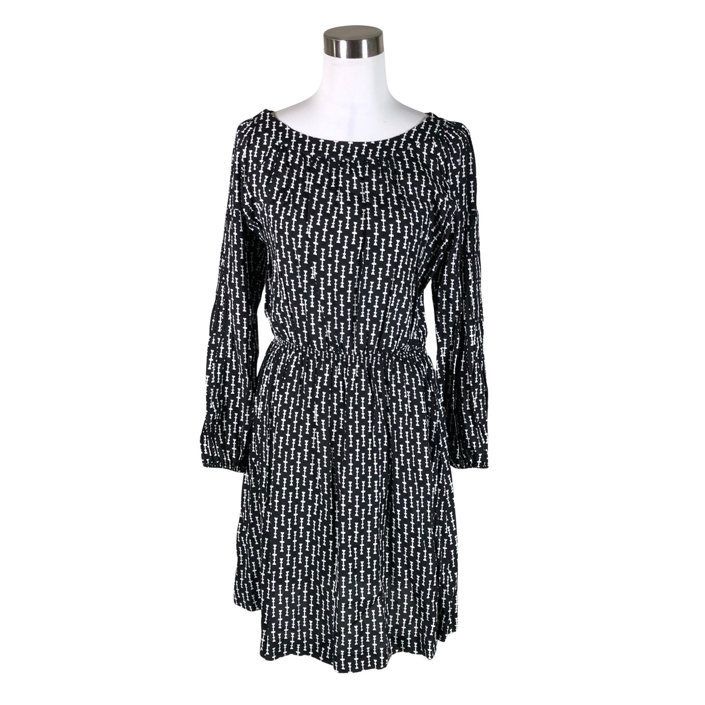 Unisex Your Face - Schiffon dress, size 40 - Black (1)