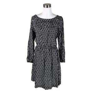 Unisex Your Face - Schiffon dress, size 40 - Black (1)