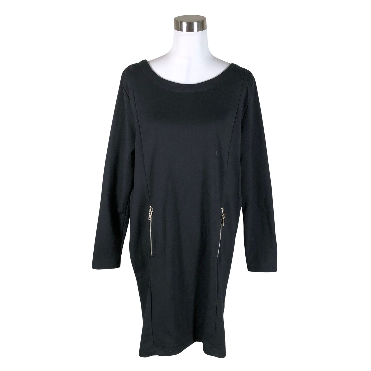 Unisex Selected - Tricot dress, size 40 - Black (1)