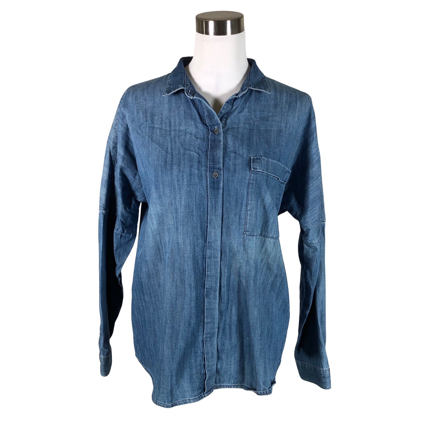 Unisex Esprit - Denim shirt, size 40 - Blue (1)