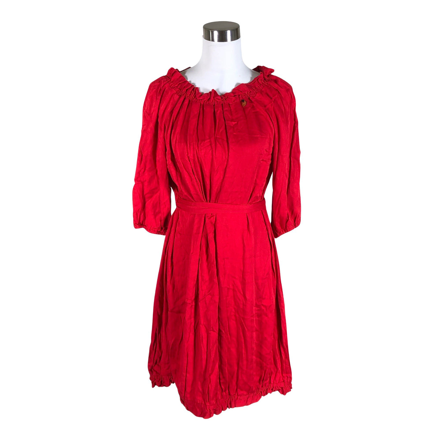 Unisex My Olsson - Schiffon dress, size 40 - Red (1)
