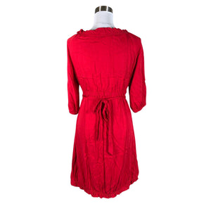 Unisex My Olsson - Schiffon dress, size 40 - Red (2)
