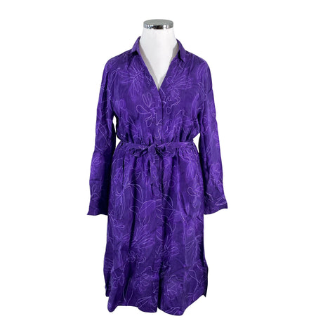 Unisex Gerry Weber - Schiffon dress, size 42 - Violet ()