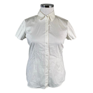 Unisex s.Oliver - Short-sleeved blouse, size 42 - Natural white (1)