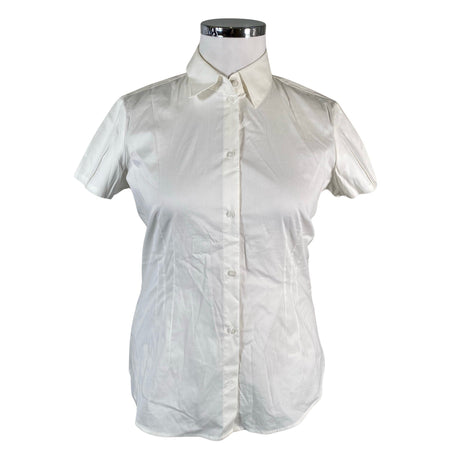 Unisex s.Oliver - Short-sleeved blouse, size 42 - Natural white ()