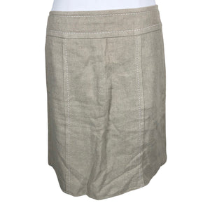 Unisex 'S MaxMara - Fabric skirt, size 38 - Beige (1)