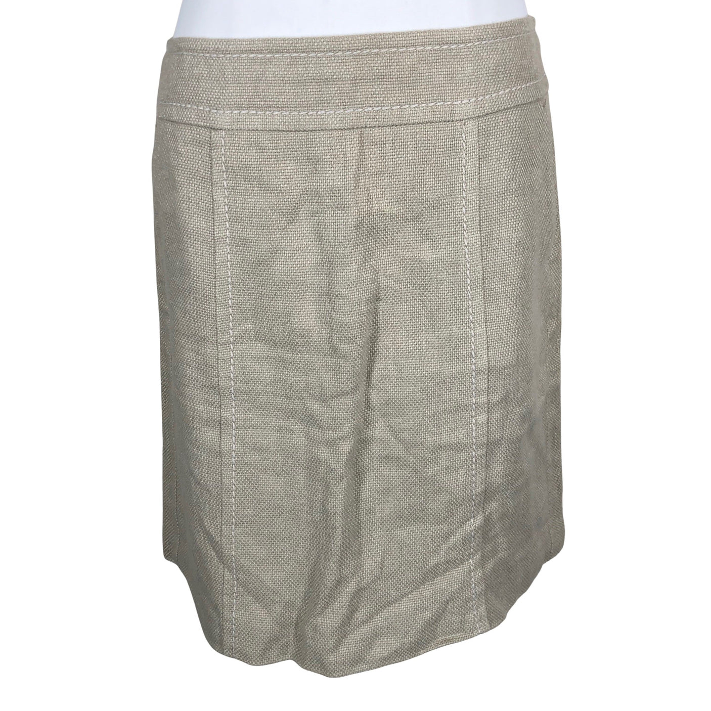 Unisex 'S MaxMara - Fabric skirt, size 38 - Beige (1)