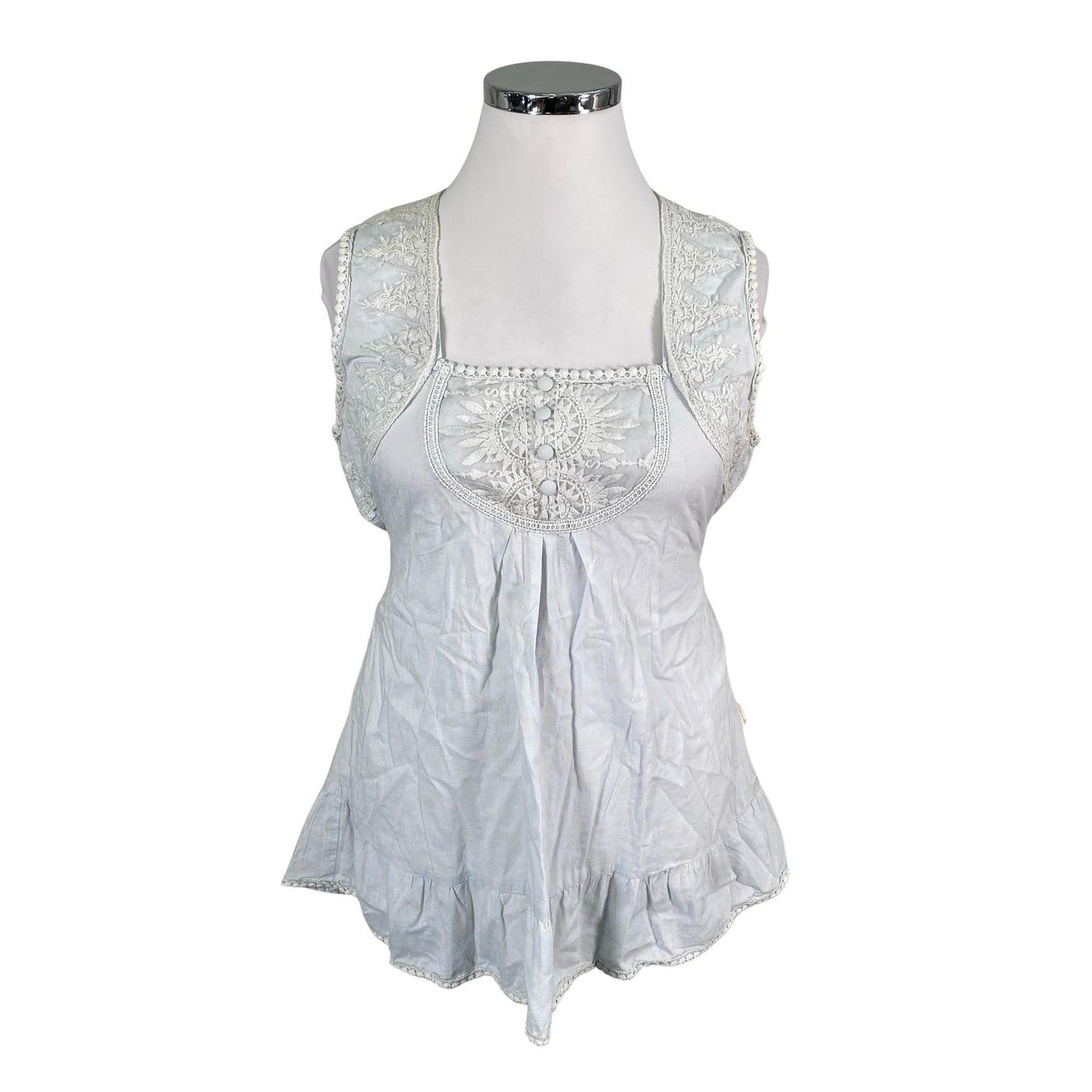 Unisex Claire.dk - Top, size 46 - Light blue (1)