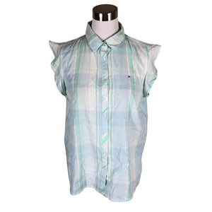 Unisex Tommy Hilfiger - Collared shirt, size 40 - Green (1)