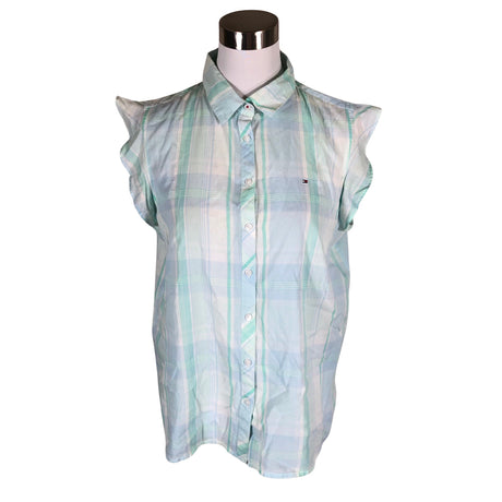 Unisex Tommy Hilfiger - Collared shirt, size 40 - Green ()