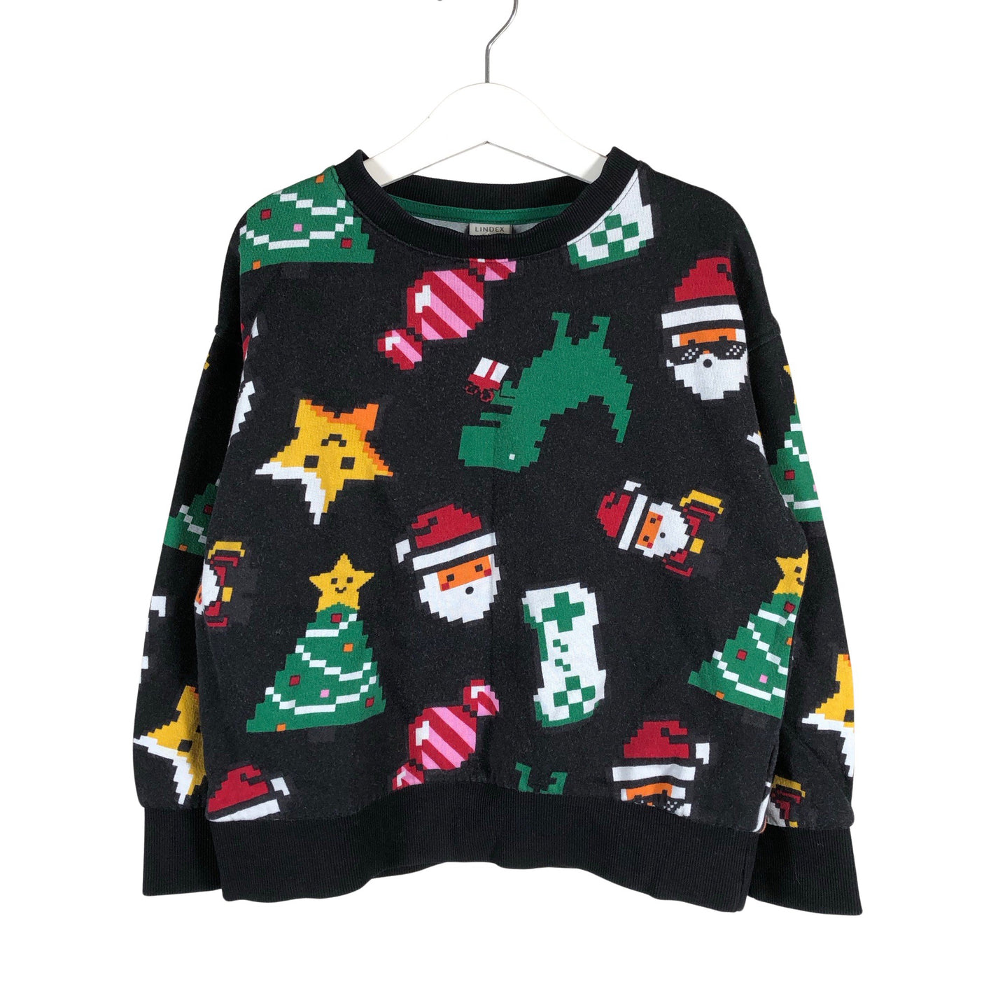 Unisex Lindex - Sweatshirt, size 122 - 128 - Black (1)