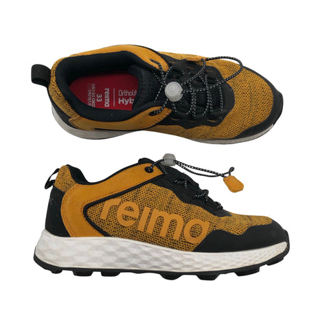 Unisex Reima - Spring/Fall shoes, size 33 - Yellow ()