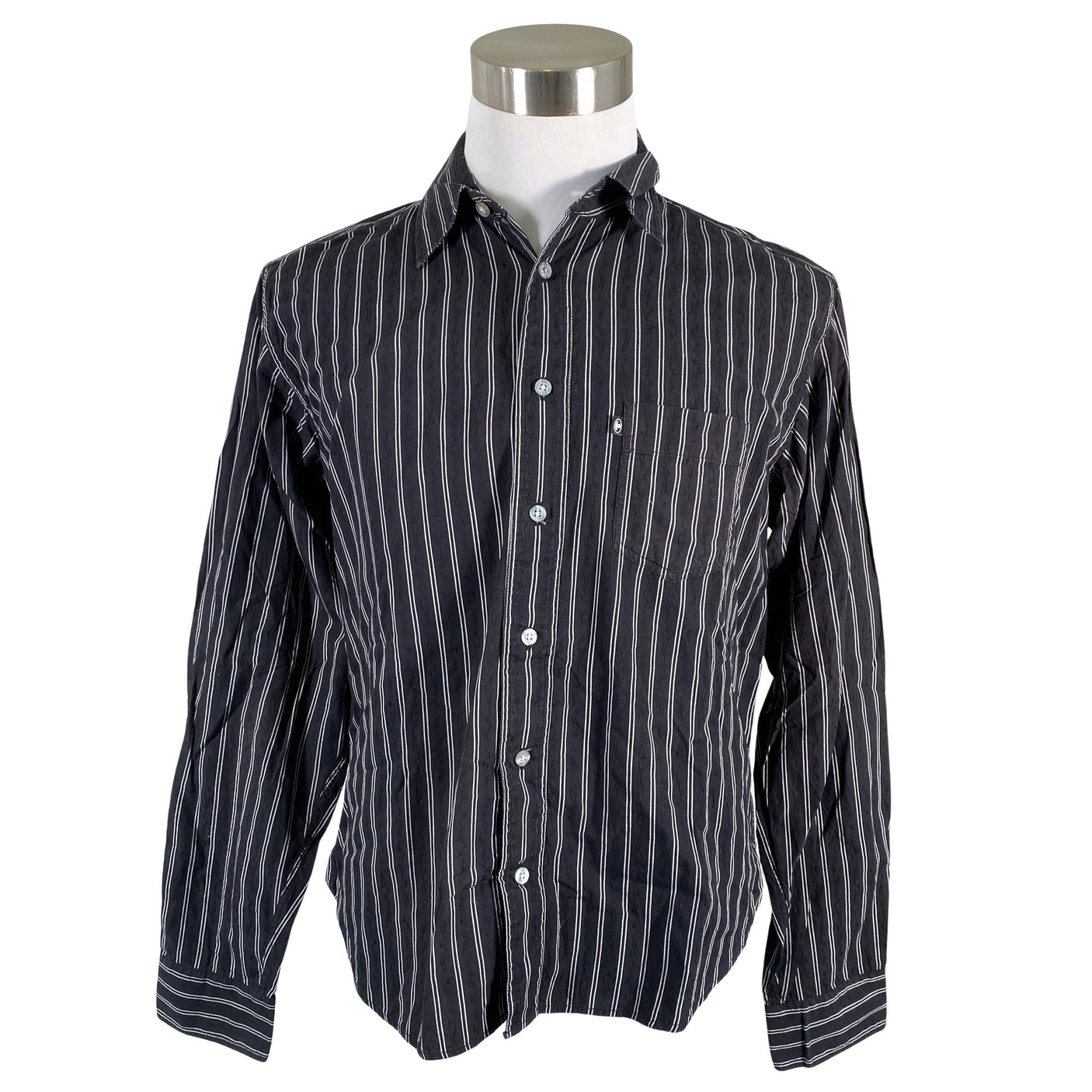 Unisex Tom Tailor - Collared shirt, size L - Black (1)