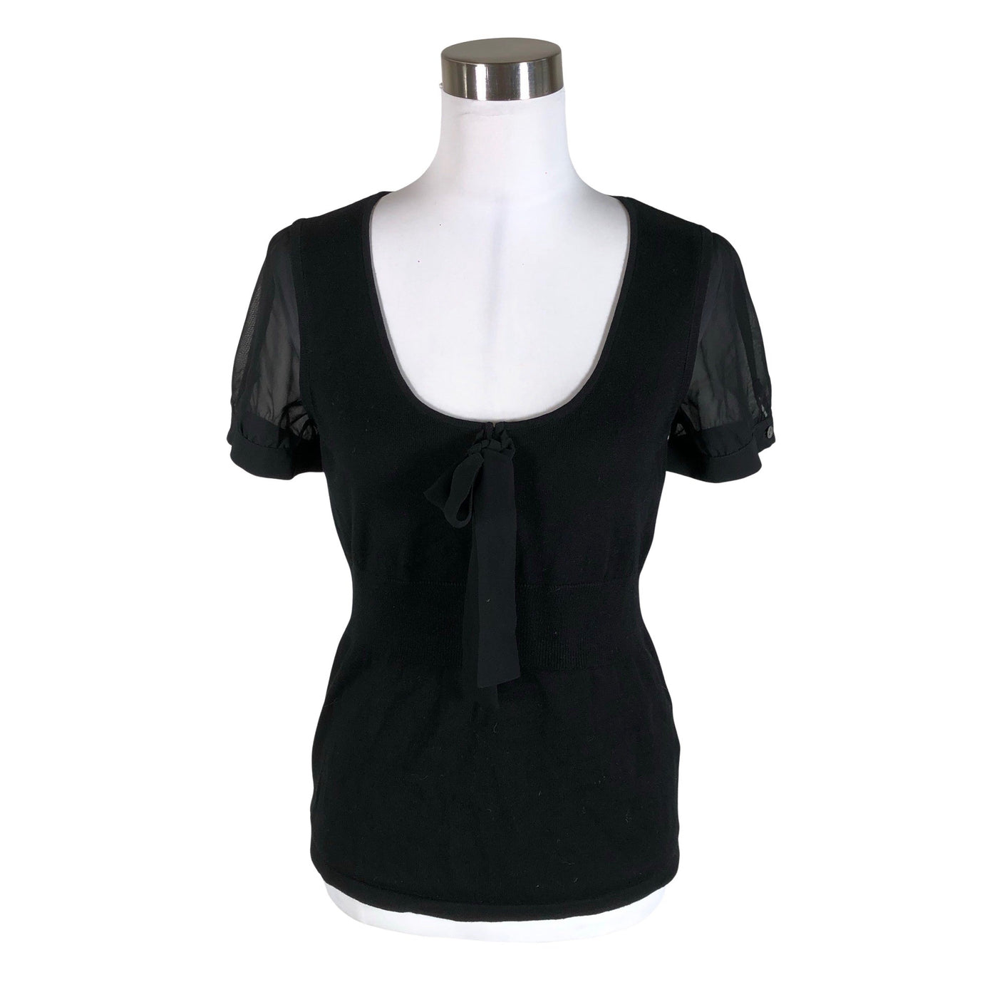 Unisex Esprit - Short-sleeved blouse, size 36 - Black (1)