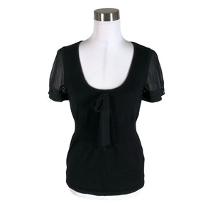 Unisex Esprit - Short-sleeved blouse, size 36 - Black (1)