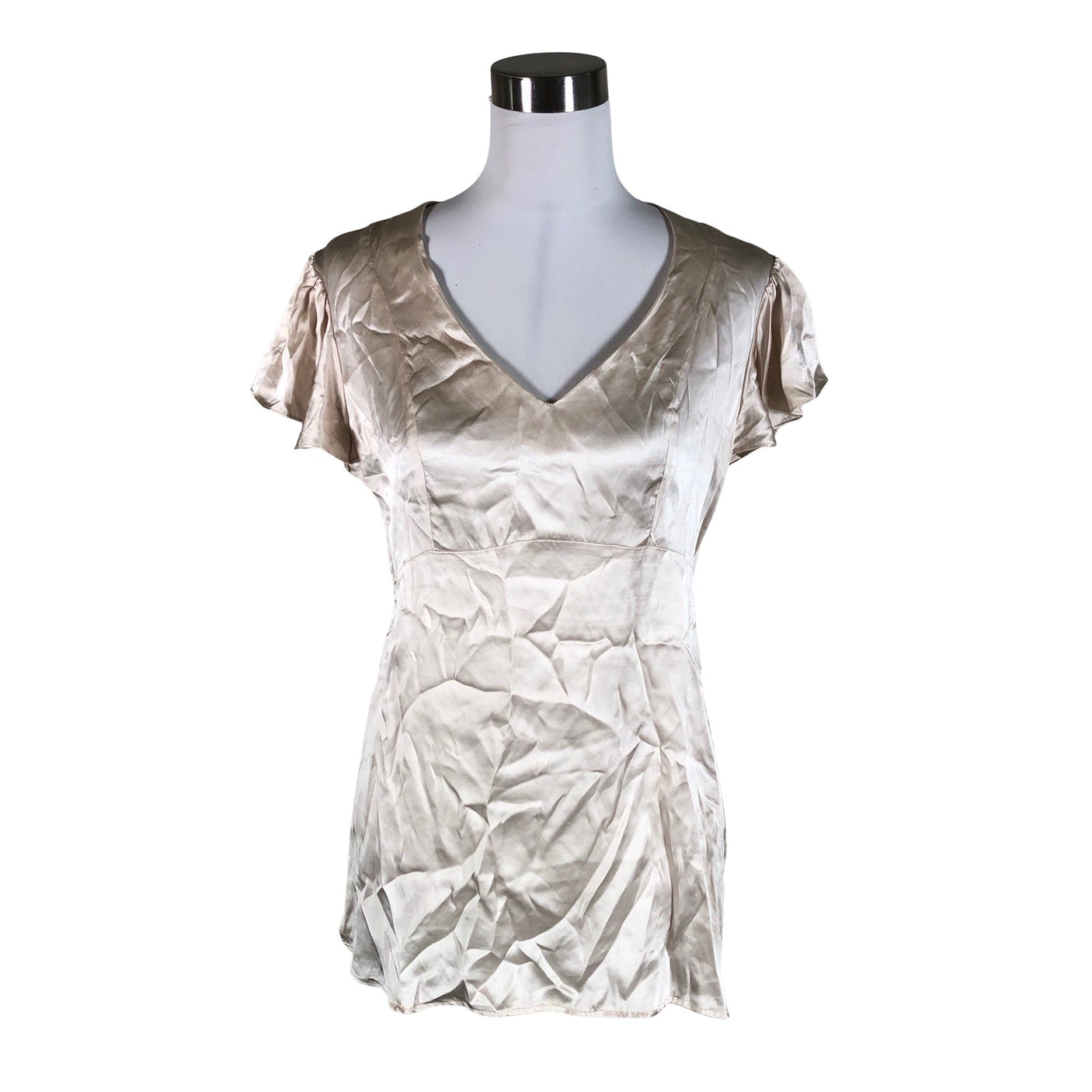 Unisex Style Butler - Short-sleeved blouse, size 40 - Beige (1)