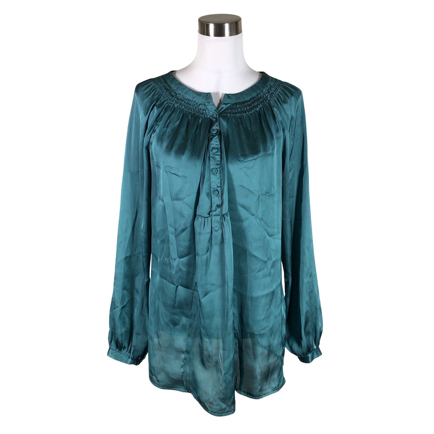 Unisex ZJ denim identity - Blouse, size 36 - Green (1)
