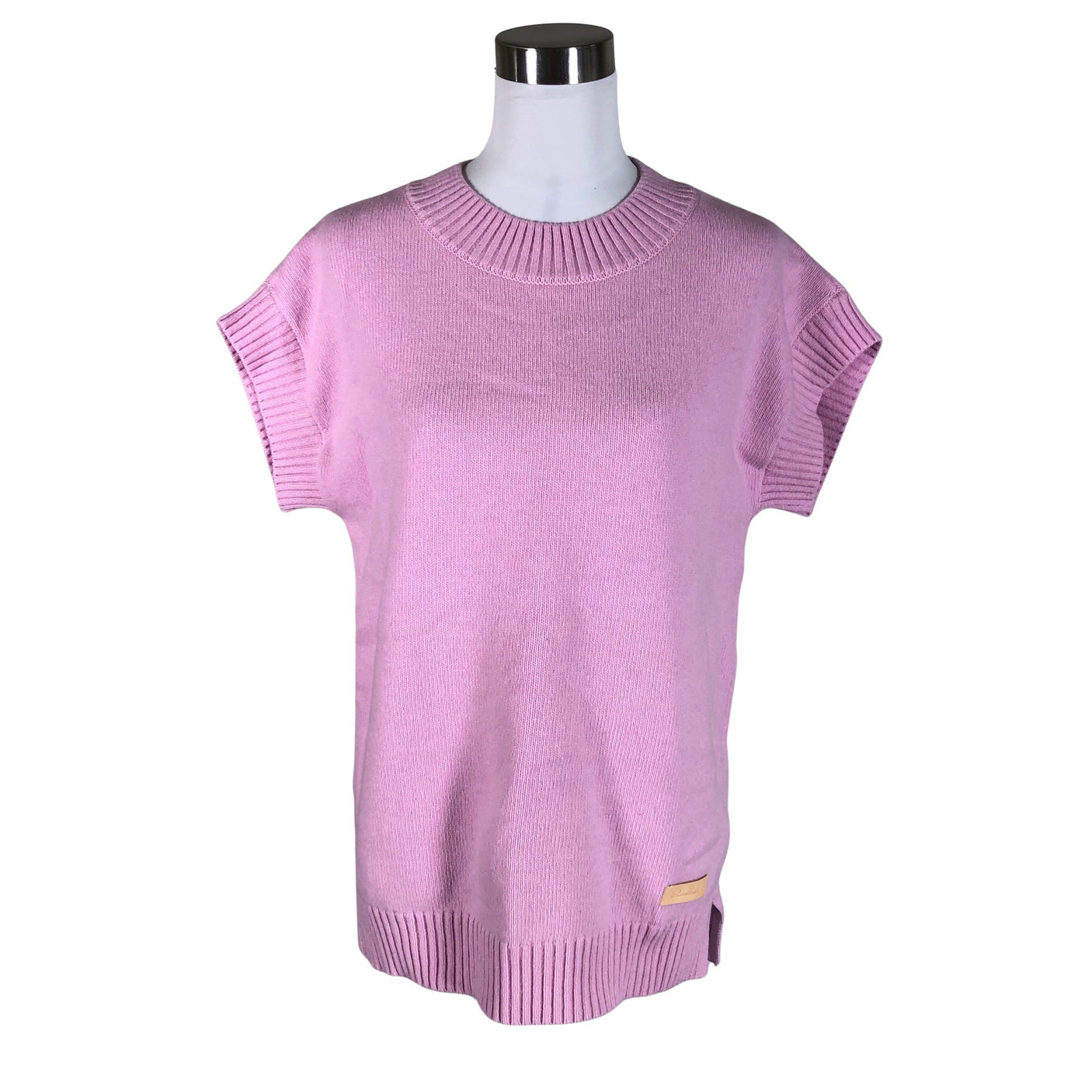 Unisex Puuvillatehdas - Knit vest, size 38 - Light pink (1)