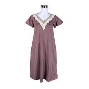 Unisex Lumoan - Tricot dress, size 34 - Violet (1)