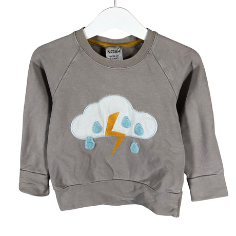 Unisex NOSH - Sweatshirt, size 86 - 92 - Gray ()