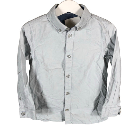 Unisex POMPdeLUX - Collared shirt, size 98 - 104 - Light blue ()