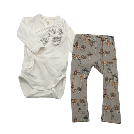 Unisex Name It - Wrap bodysuit, size 68 - 74 - White ()
