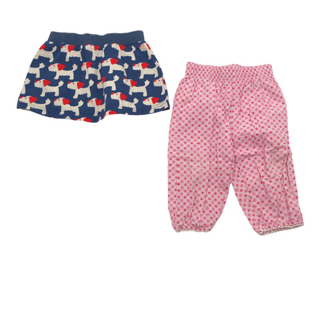 Unisex Polarn O. Pyret - Fabric skirt, size 74 - 80 - Blue ()