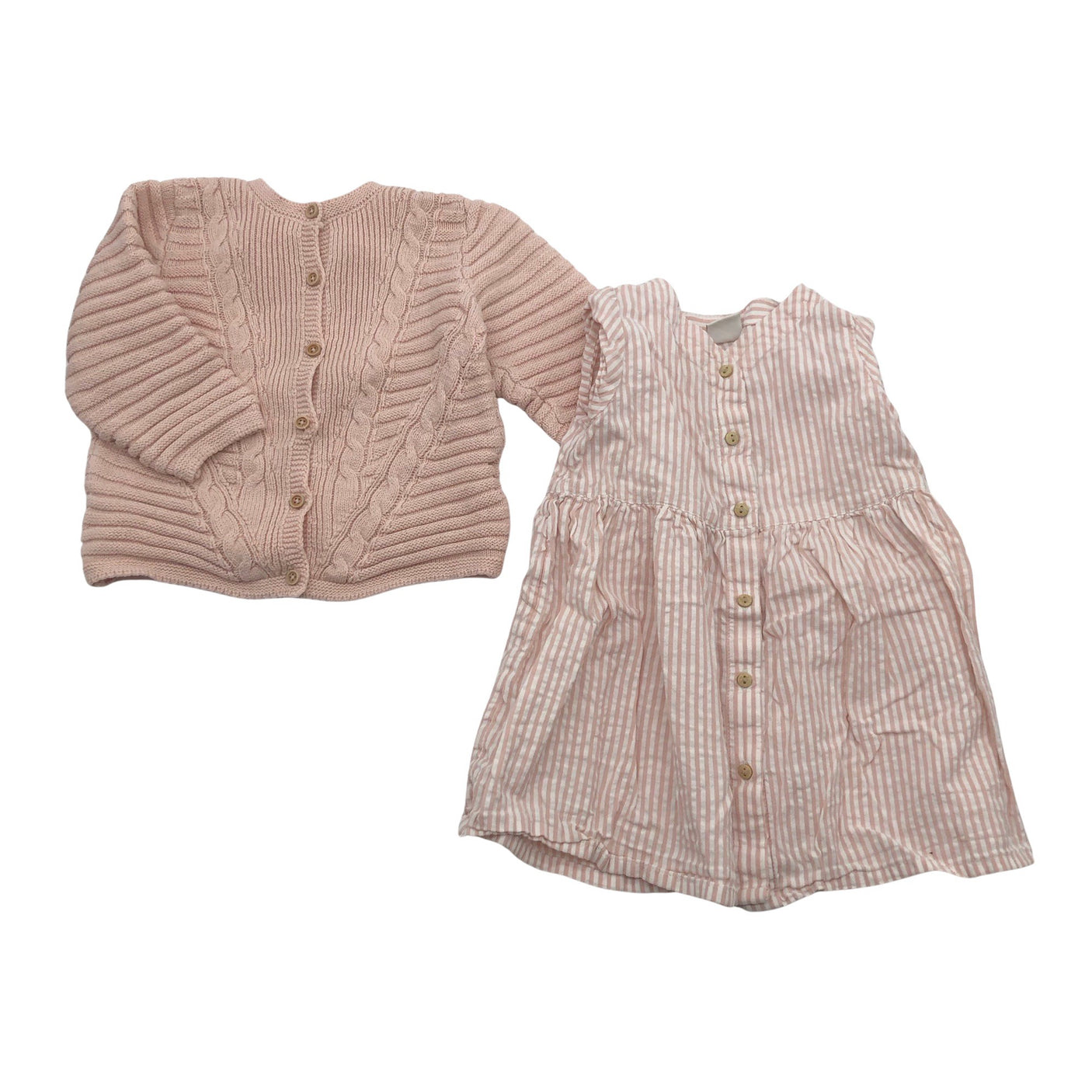 Unisex Lindex - Dress, size 74 - 80 - Light pink (1)