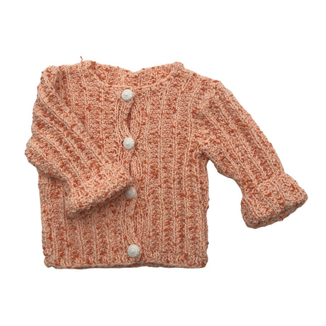 Unisex Handmade - Cardigan, size 74 - 80 - Light pink ()