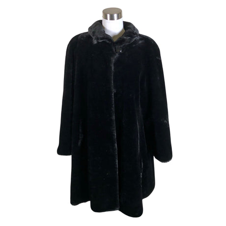 Unisex Ajatar - Faux fur coat, size 34 - Black ()