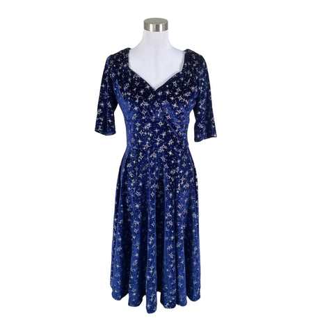 Unisex Collectif - Party dress, size 38 - Blue ()