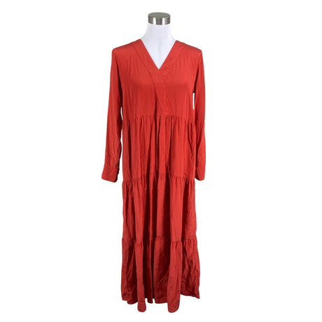 Unisex R-collection - Schiffon dress, size 36 - Red ()