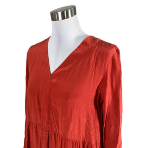 Unisex R-collection - Schiffon dress, size 36 - Red (3)