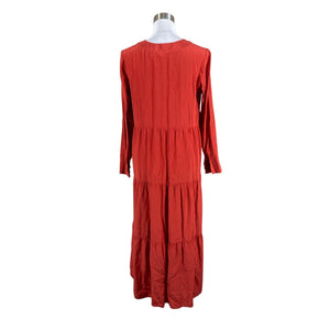 Unisex R-collection - Schiffon dress, size 36 - Red (2)
