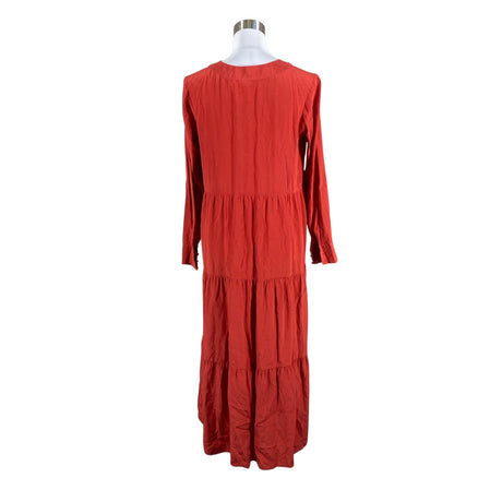 Unisex R-collection - Schiffon dress, size 36 - Red (2)