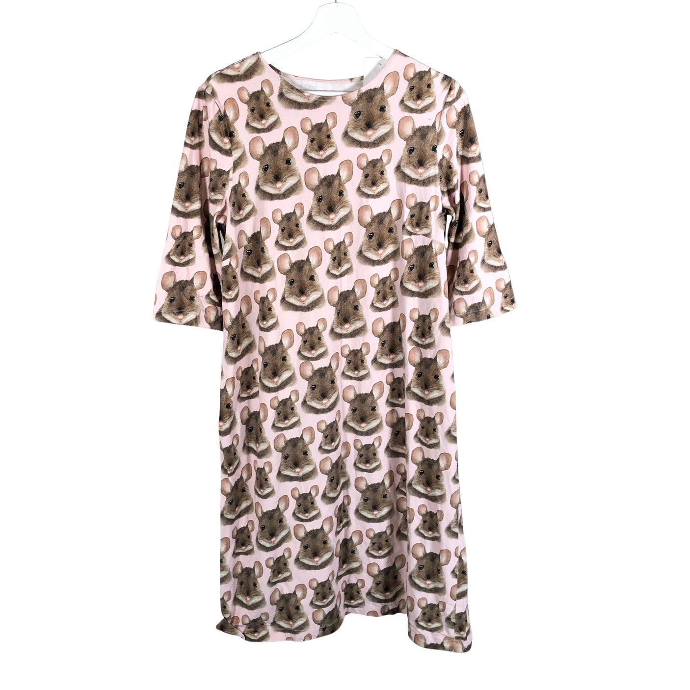Unisex Handmade - Tricot dress, size 158 - 164 - Light pink (1)
