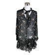 Unisex CC capri collection - Schiffon dress, size 34 - Black ()