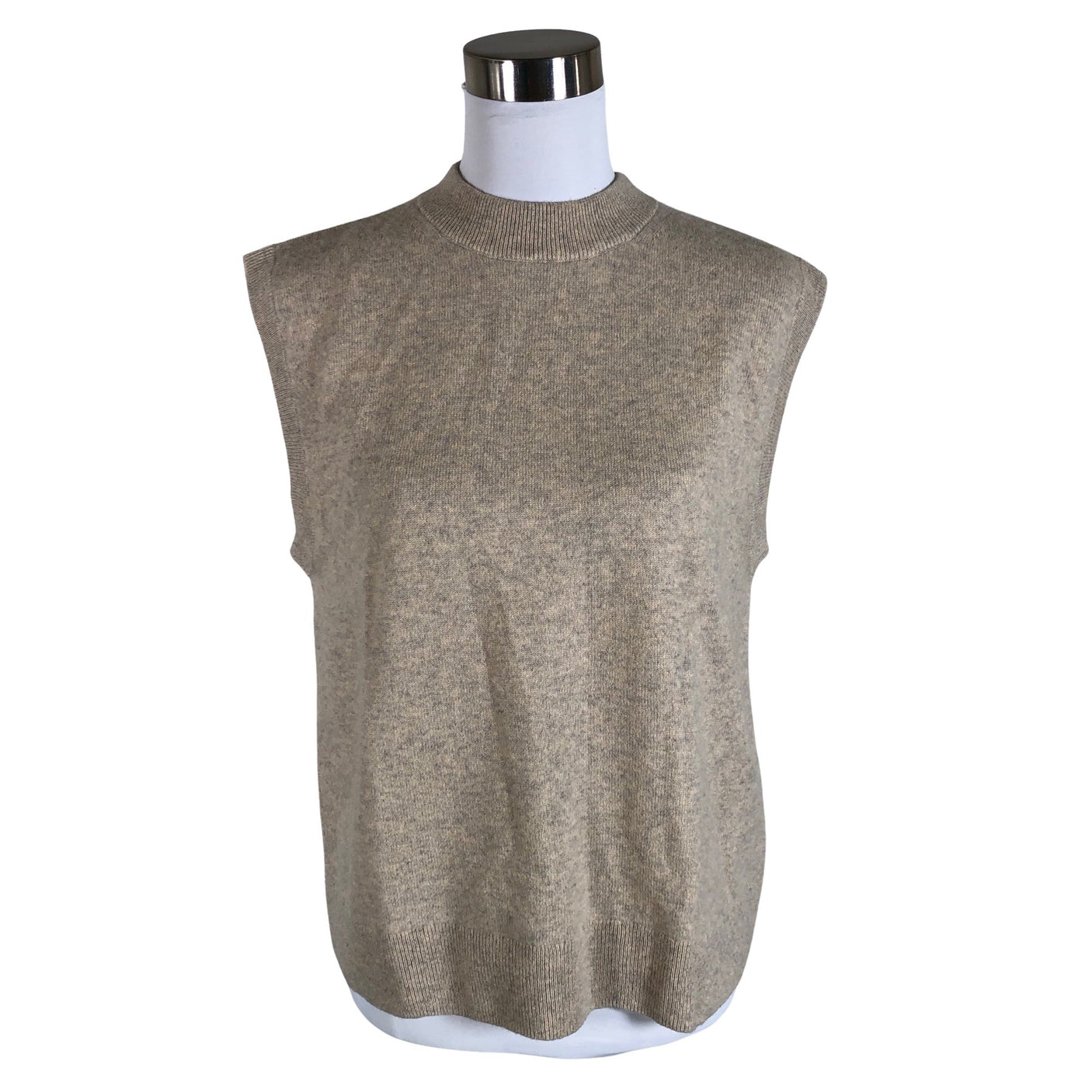 Unisex Samsoe&Samsoe - Knit vest, size 34 - Brown (1)