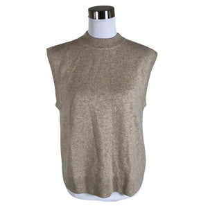 Unisex Samsoe&Samsoe - Knit vest, size 34 - Brown (1)