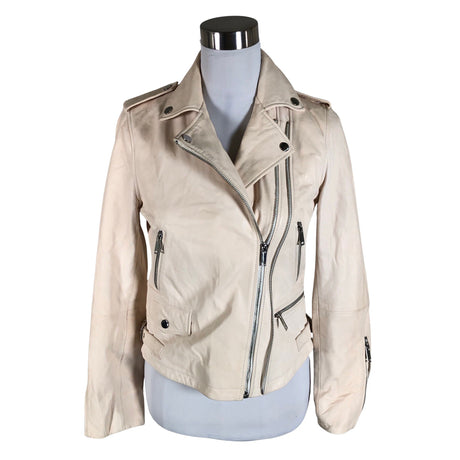 Unisex Andiata - Leather jacket, size 36 - Light pink ()