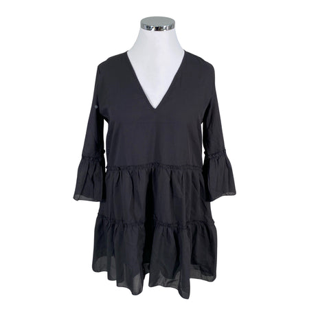 Unisex Na-KD - Schiffon dress, size 42 - Black ()