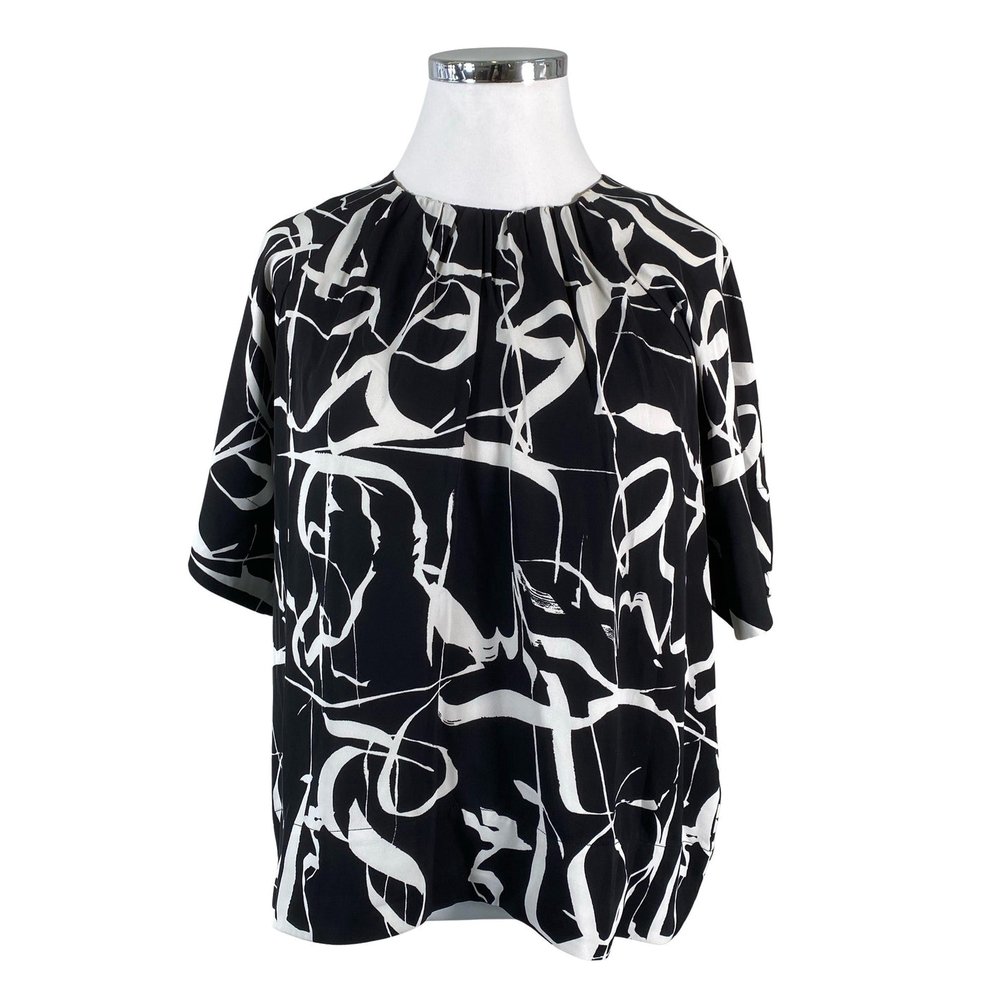 Unisex InWear - Short-sleeved blouse, size 44 - Black (1)