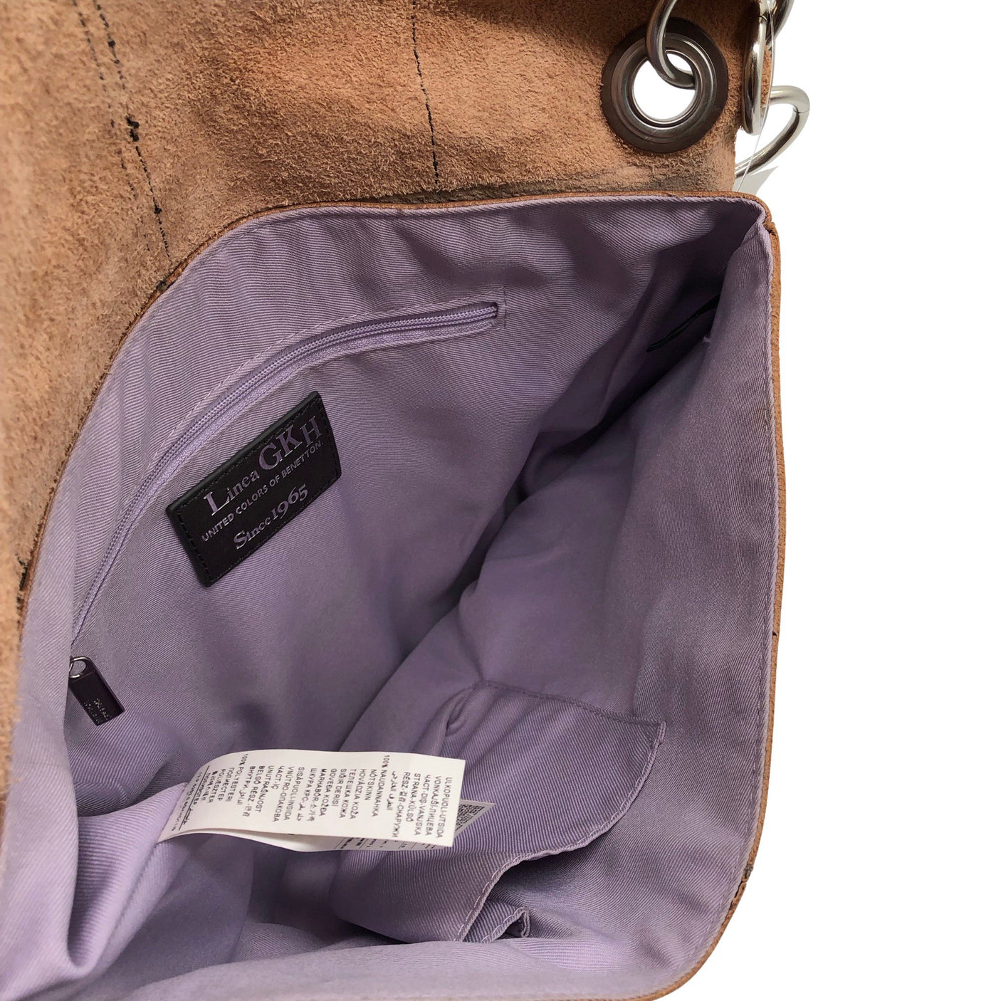 Unisex Benetton - Handbag, size Maxi - Brown (2)