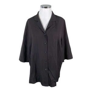 Unisex Adatto - Short-sleeved blouse, size 46 - Black (1)