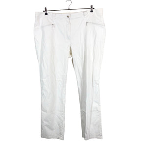 Unisex Ulla Popken - Slacks, size 54 - White (1)